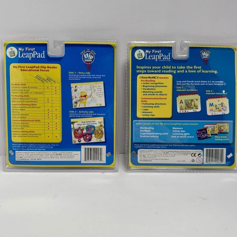 My First LeapPad Books & Cartridges: Winnie The Pooh,‎ I Know My ABC's New